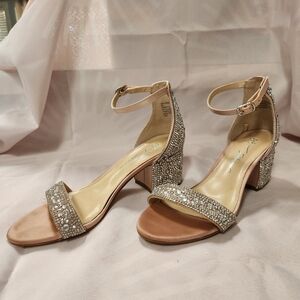 Betsy Johnson Jeweled Heels. SB Hannah. Size 6